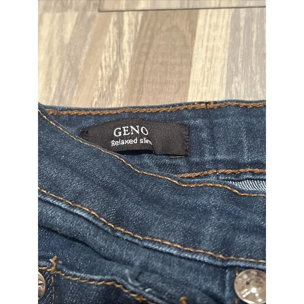 True Religion Boys Jeans, Size 10 Geno Relaxed Slim Fit Stretch Blue